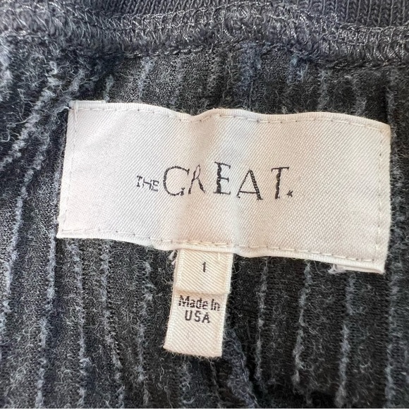 The Great The Corduroy Lantern Sweatpants in Slate Gray Size 1 - Picture 7 of 11